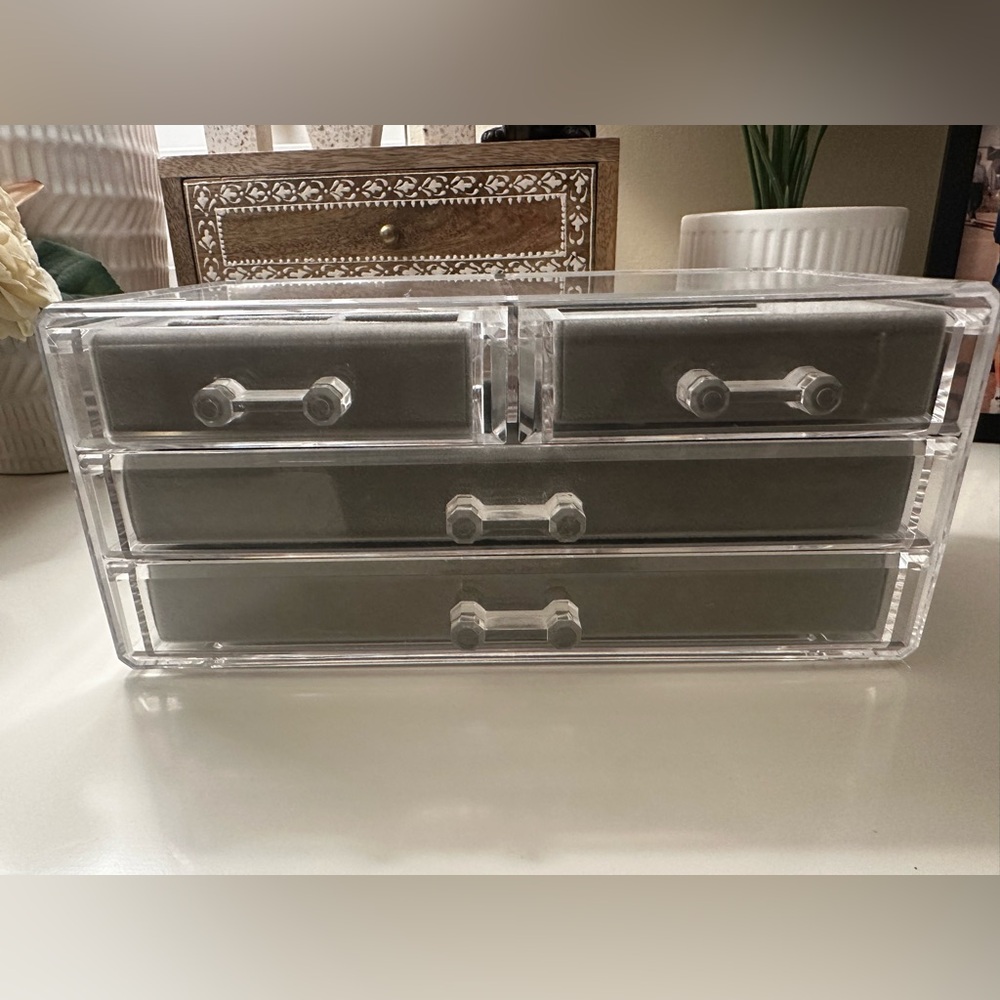 Clear Acrylic Jewelry Storage Organizer